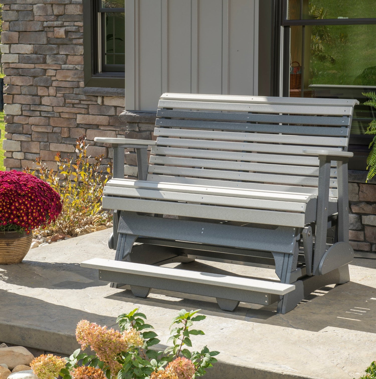 LuxCraft 4' Plain Balcony Glider