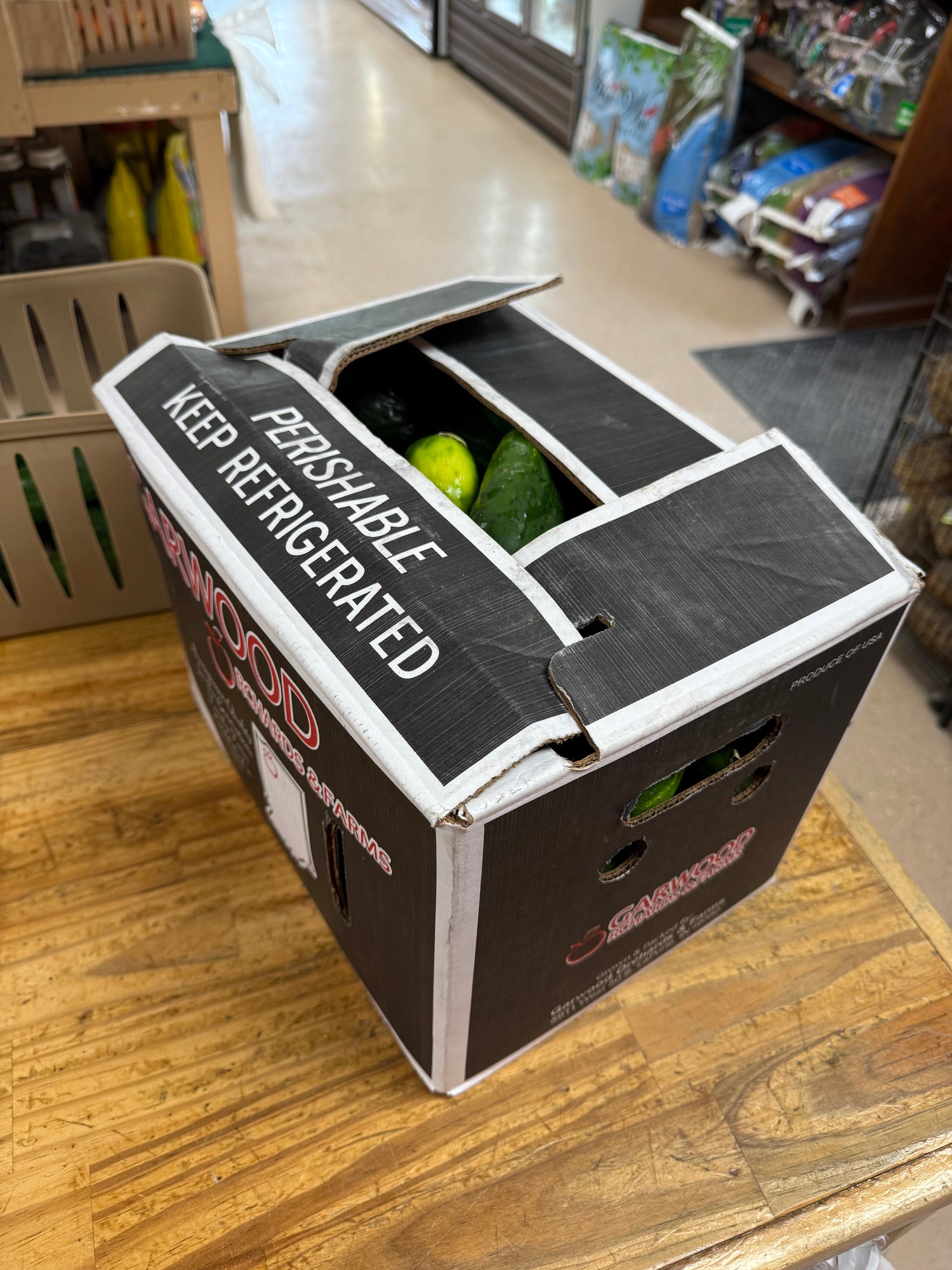 Indiana Pickling Cucumbers 1/2 BU