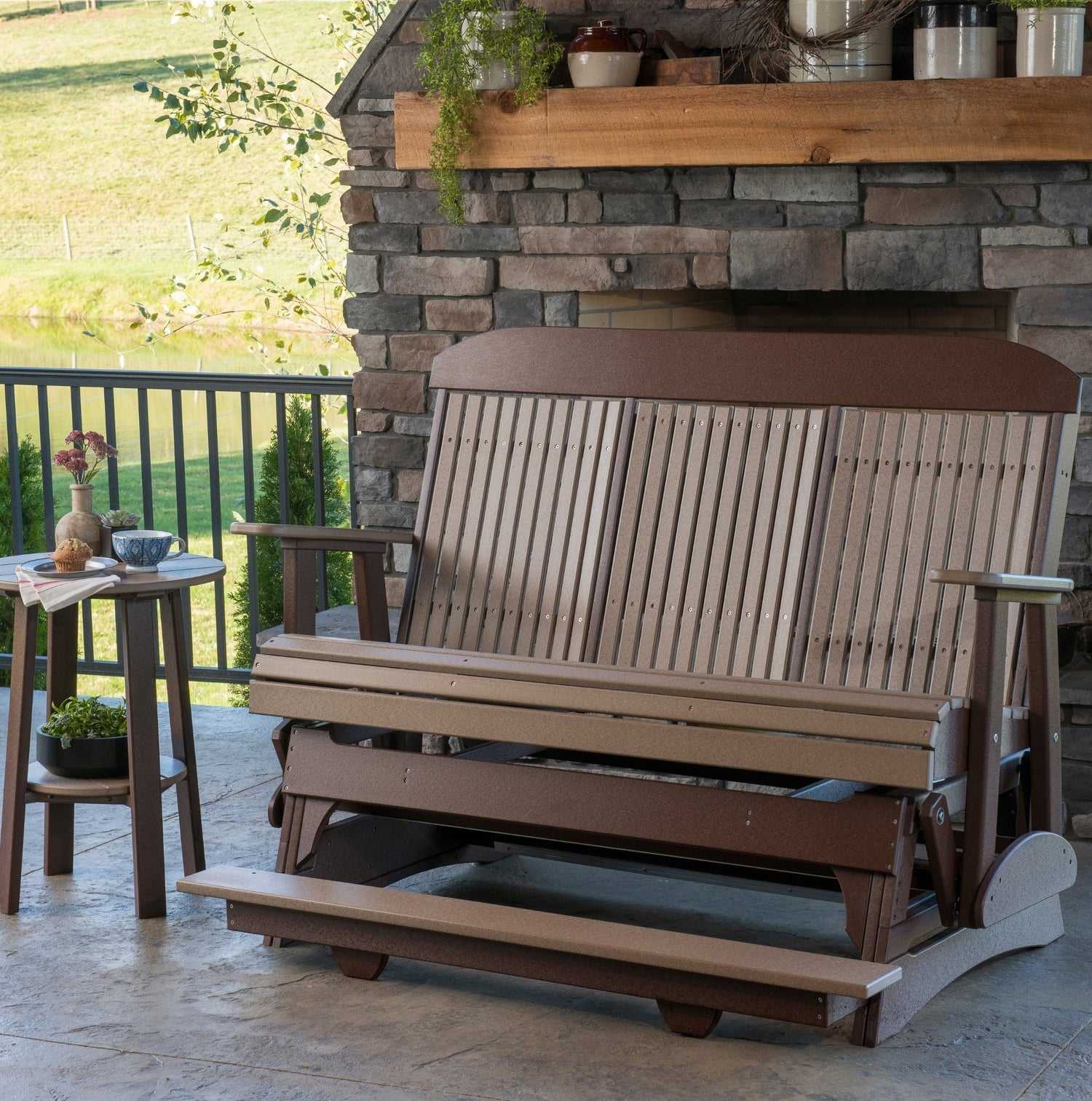 LuxCraft 5' Classic Balcony Glider