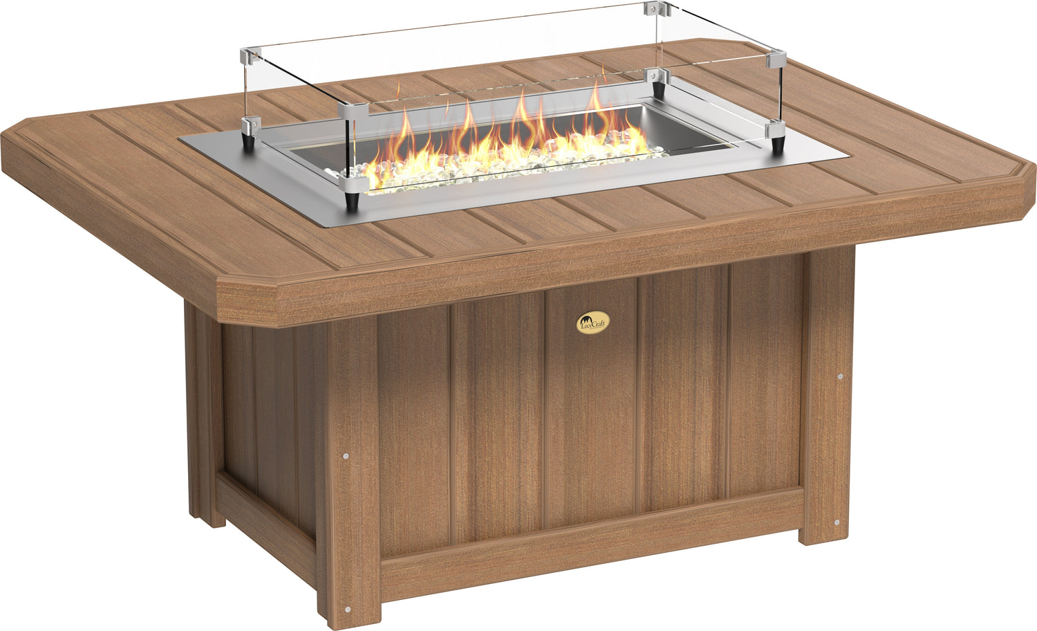 LuxCraft Lumin Fire Pit 51'' Rectangular