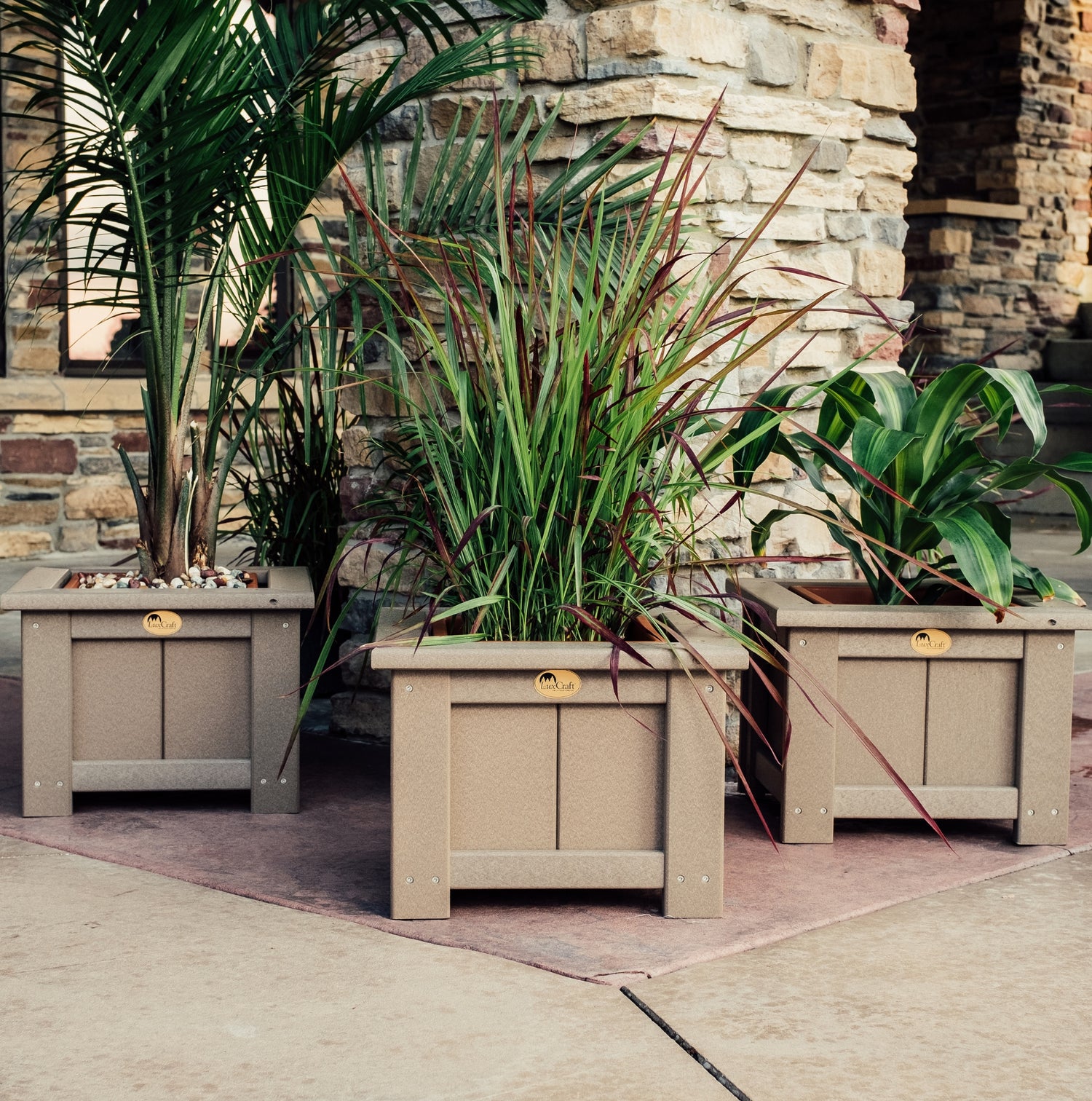 LuxCraft 15'' Square Planter