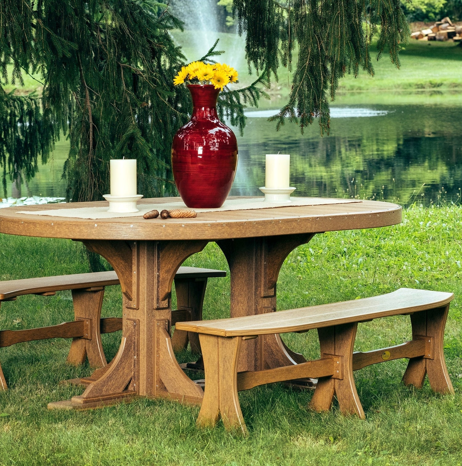 LuxCraft 52'' Table Bench