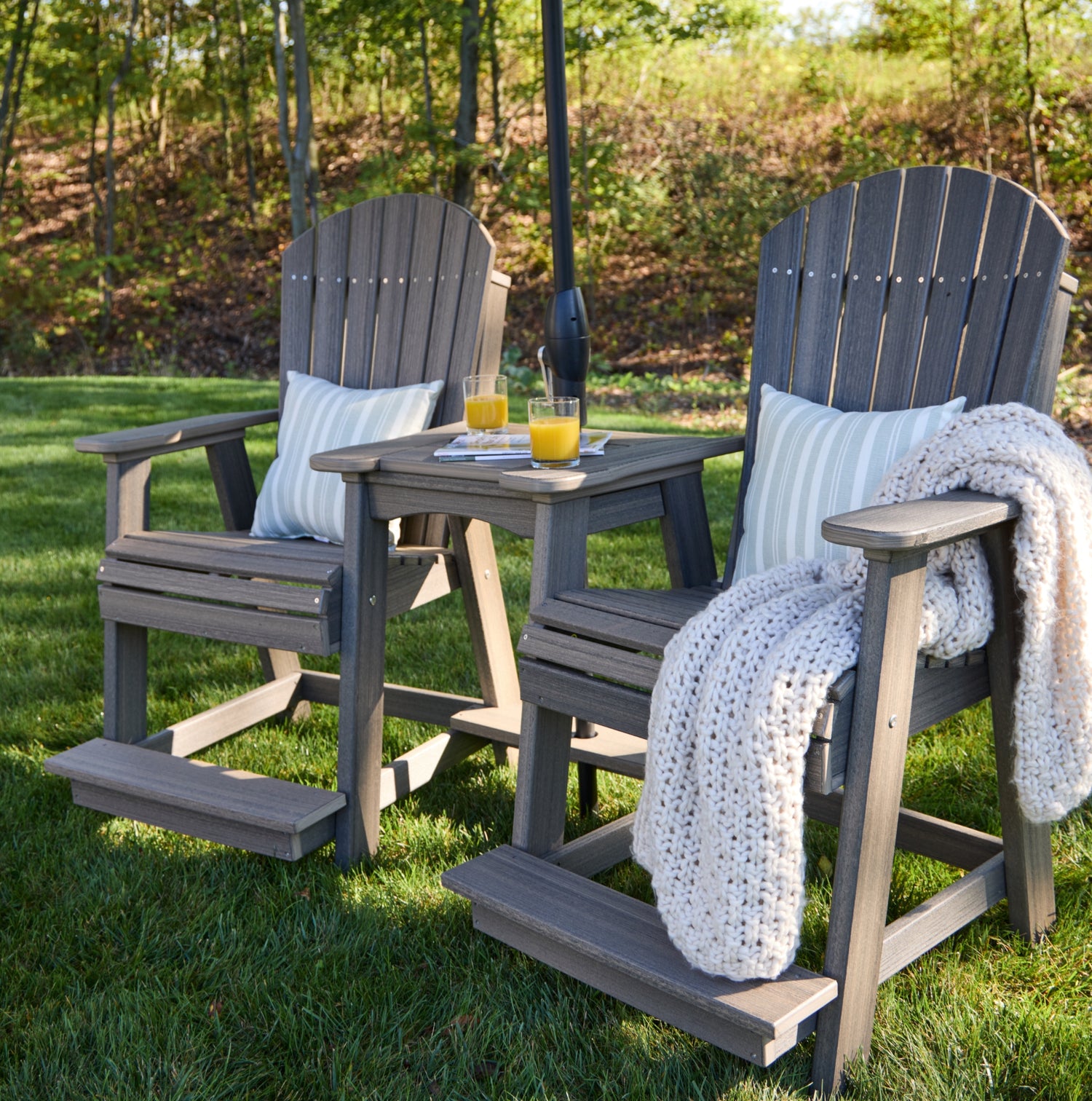 LuxCraft Balcony Tete-a-Tete Table