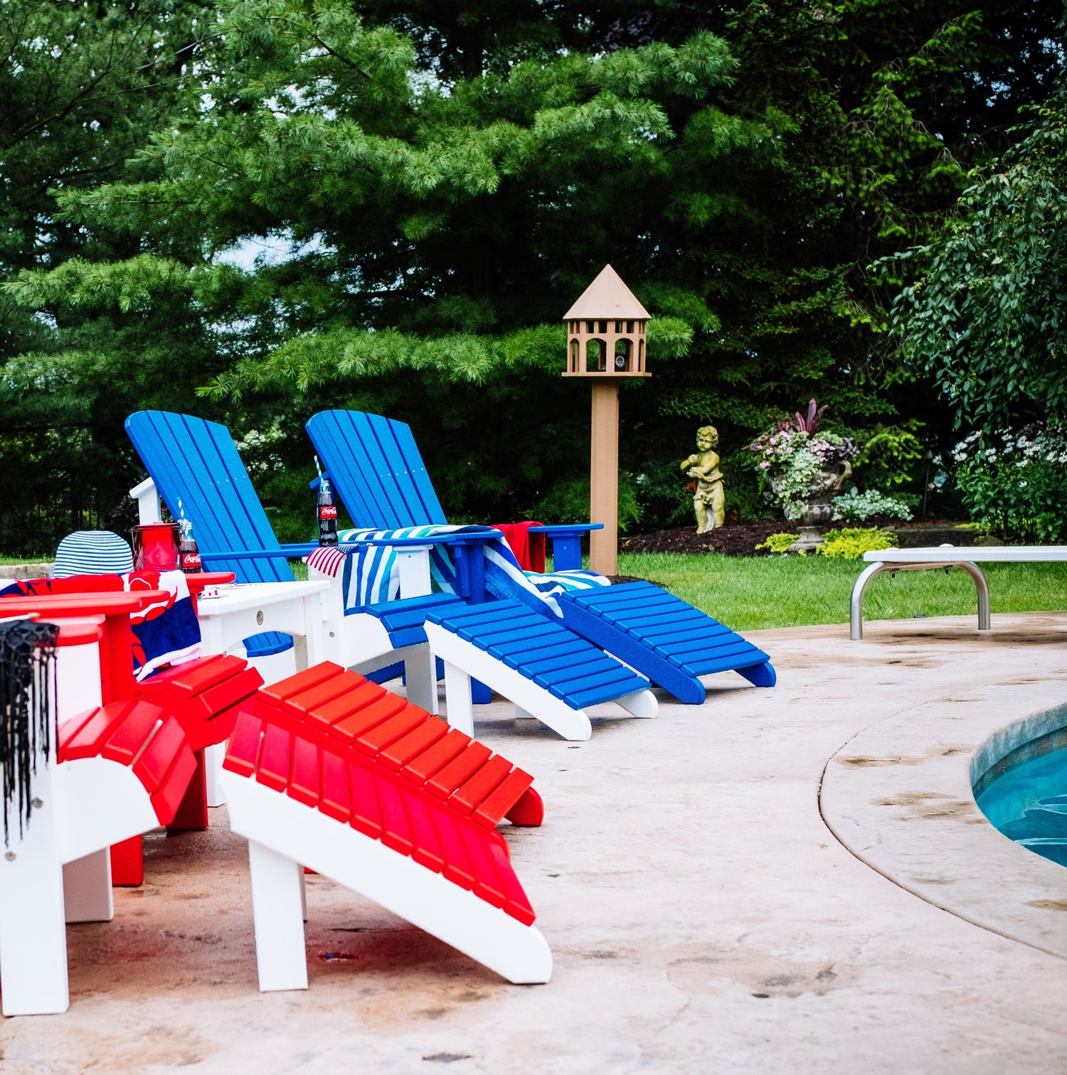 LuxCraft Deluxe Adirondack Footrest